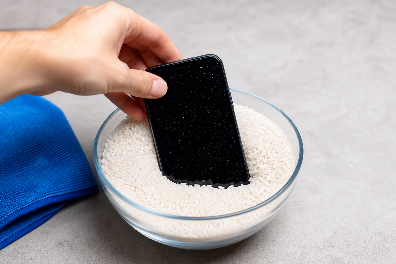 !Votre téléphone est tombé dans l'eau ? Voici la solution !