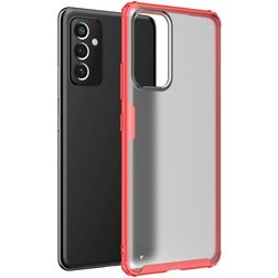 Mobigear Shockproof Coque Samsung Galaxy A82 5G Coque arrière Rigide Anti-Chocs - Rouge