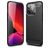 Mobigear Brushed Slim Coque iPhone 13 Pro Max Coque arrière en TPU Souple - Noir