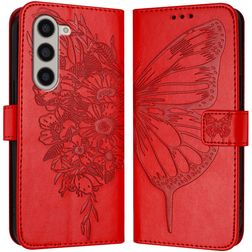 Mobigear Butterfly Housse Samsung Galaxy Z Fold 6 Etui Porte-Monnaie - Rouge