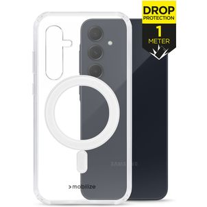 Mobilize Naked Protection Coque Transparente Samsung Galaxy A35 MagSafe Coque arrière Rigide Anti-Chocs - Transparent
