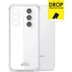 My Style Protective Flex Coque Transparente Samsung Galaxy S23 FE Coque arrière en TPU Souple Anti-Chocs - Transparent