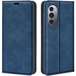 Mobigear Retro Slim Housse Motorola Edge X30 Etui Porte-Monnaie - Dark Blue