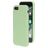 Mobiparts Coque iPhone SE (2022) Coque arrière en Silicone - Pistache Green