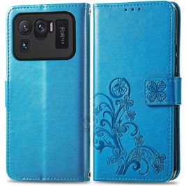 Mobigear Clover Housse Xiaomi Mi 11 Ultra Etui Porte-Monnaie - Bleu
