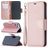 Mobigear Excellent Housse iPhone 12 Pro Etui Porte-Monnaie - Rose doré