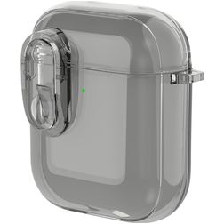 Mobigear Crystal Clip Coque Apple AirPods 2 Coque Rigide - Gris
