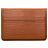 Mobigear Envelope Croco Pochette Ordinateur portable 12 Pouces Housse ordinateur - Marron