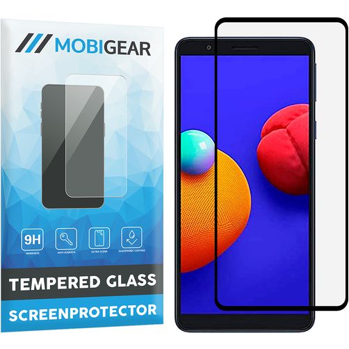Mobigear Premium Samsung Galaxy A01 Core Verre trempé Protection d'écran - Compatible coque - Noir