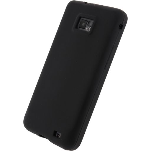 Xccess Coque Samsung Galaxy S2 Coque arrière en Silicone - Noir