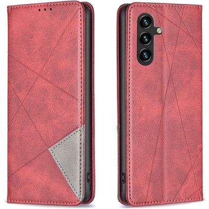 Mobigear Rhombus Slim Housse Samsung Galaxy A56 Etui - Rouge
