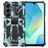 Mobigear Armor Stand Samsung Galaxy A16 Plastique rigide Coque arrière Antichoc avec béquille - Vert