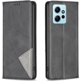 Mobigear Rhombus Slim Housse Xiaomi Redmi Note 12 Etui - Noir