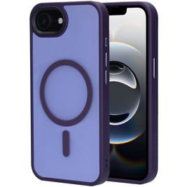 Mobiparts Hardcover Coque iPhone 16e MagSafe Coque arrière Rigide - Satin Purple
