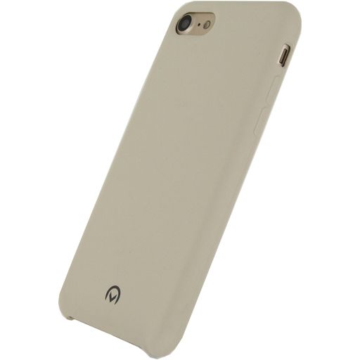 Mobilize Solid Coque iPhone 8 Coque arrière en Silicone - Blanc