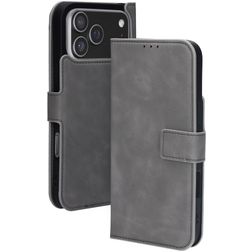Mobiparts Classic Wallet iPhone 17 Pro Max MagSafe Étui - Granite Grey