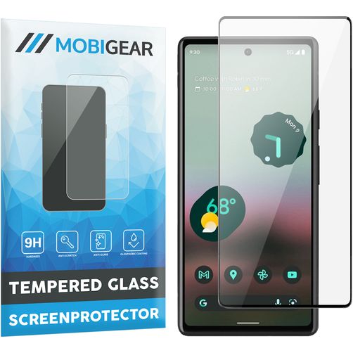Mobigear Premium Google Pixel 7a Verre trempé Protection d'écran - Compatible Coque - Noir