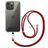 Mobigear Lanyard Cordon de téléphone universel réglable - Rouge