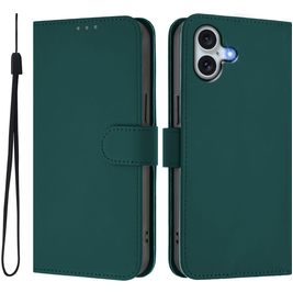 Mobigear Urban Wallet Housse iPhone 16 Plus Etui Porte-Monnaie - Vert