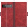 Mobigear Slim Magnet Housse Google Pixel 6 Pro Etui Porte-Monnaie - Rouge