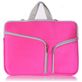 Mobigear Double Zipper Pochette Ordinateur portable en Neoprène 12 Pouces Housse ordinateur - Rose
