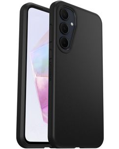 OtterBox React Samsung Galaxy A35 Plastique rigide Coque arrière Antichoc - Noir