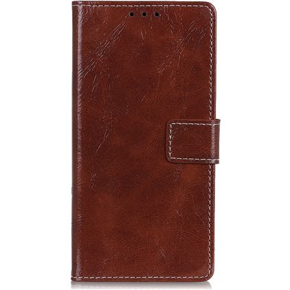 Mobigear Basic Housse Alcatel 1C (2019) Etui Porte-Monnaie - Marron