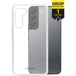 Mobilize Naked Protection Coque Transparente Samsung Galaxy S22 Coque arrière Rigide Anti-Chocs - Transparent