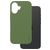 CARE by PanzerGlass Fashionable Coque iPhone 16 MagSafe Coque arrière en Silicone - Vert
