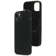 Mobiparts Coque iPhone 14 Plus MagSafe Coque arrière en Silicone - Noir
