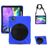 Mobigear SureGrip XGuard Coque iPad Pro 11 Pouces (2022) Coque arrière en Plastique rigide,Silicone + Porte-crayon + Bandoulière + Support Amovible - Bleu