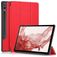 Mobigear Tri-Fold Coque Samsung Galaxy Tab S9 Plus Etui + Porte-crayon - Rouge