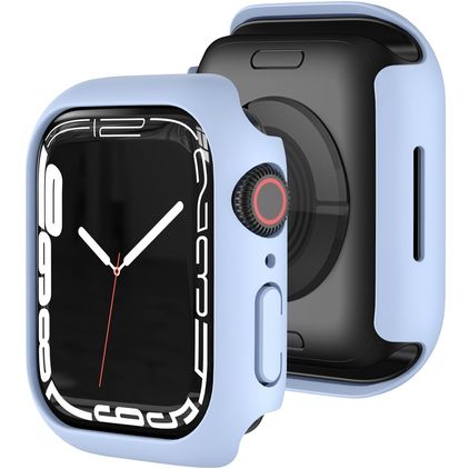 Mobigear Colors Coque Apple Watch - 45 mm Thin Coque Rigide - Bleu