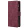 Mobigear Zipper Housse Samsung Galaxy A71 Etui Porte-Monnaie - Rouge