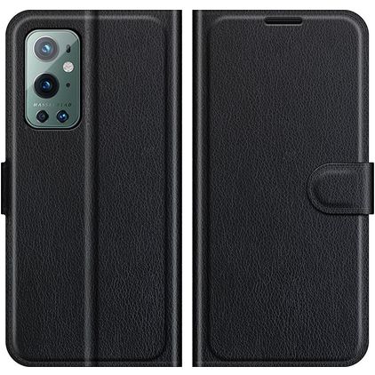 Mobigear Classic Housse OnePlus 9 Pro Etui Porte-Monnaie - Noir