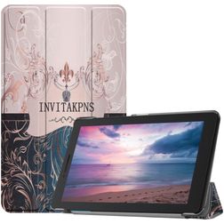 Mobigear Tri-Fold Coque Lenovo Tab E8 Etui - Colorful Box
