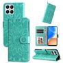 Mobigear Sunflower Housse HONOR X8 Etui Porte-Monnaie - Vert