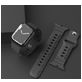 Mobigear Sport Armor Bracelet Silicone Apple Watch Fermeture à clou et passant - 42/41/40/38 mm - Noir