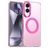 Mobigear Shockproof Coque Samsung Galaxy S25 Edge MagSafe Coque arrière Rigide - Rouge