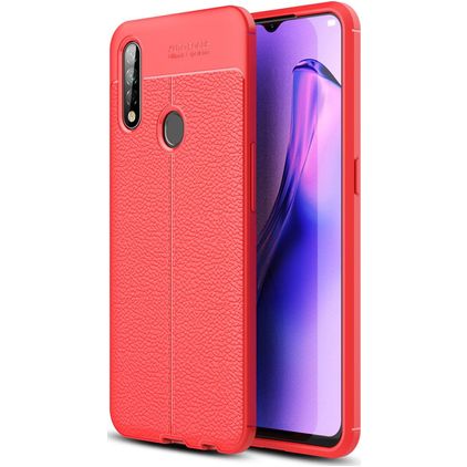 Mobigear Luxury Coque OPPO A31 Coque arrière en TPU Souple - Rouge