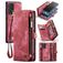Caseme 008 Housse Samsung Galaxy A52s 5G Etui avec Coque Détachable Porte-Monnaie - Rouge