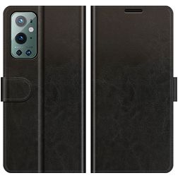 Mobigear Wallet Housse OnePlus 9 Pro Etui Porte-Monnaie - Noir