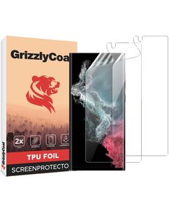 GrizzlyCoat Samsung Galaxy S23 Ultra Hydrogel TPU Protection d'écran - Compatible Coque (Lot de 2)