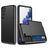 Mobigear Card Coque Samsung Galaxy S21 Plus Coque arrière Rigide Anti-Chocs avec Porte-Cartes - Noir