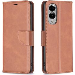 Mobigear Excellent Housse Samsung Galaxy S25 Edge Etui Porte-Monnaie - Marron