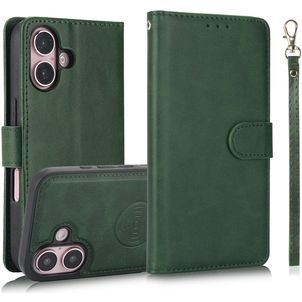 Mobigear Wallet Housse iPhone 16 Etui avec Coque Détachable Porte-Monnaie - Vert