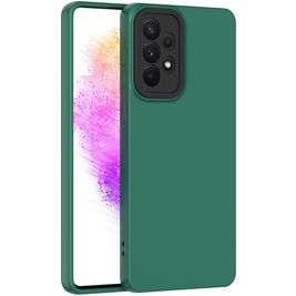 Mobigear Colors Coque Samsung Galaxy A73 Coque arrière en TPU Souple - Vert