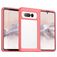 Mobigear Crystal Coque Google Pixel Fold Coque arrière Rigide - Transparent / Rouge