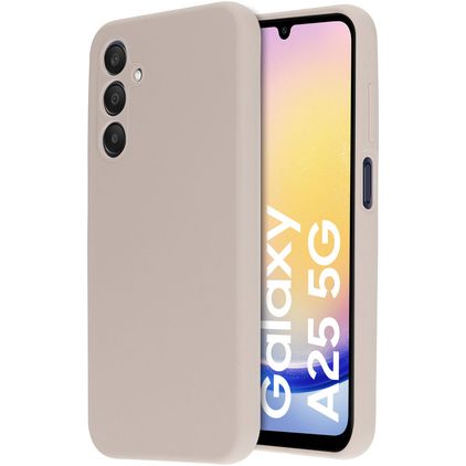 Mobiparts Coque Samsung Galaxy A25 Coque arrière en Silicone - Soft Salmon
