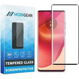 Mobigear Premium Motorola Edge 50 Fusion Verre trempé Protection d'écran - Compatible Coque - Noir